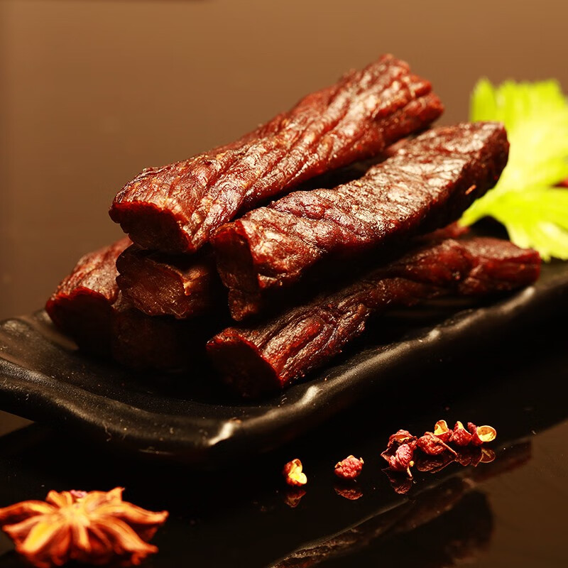 一品牛肉干是猪肉的